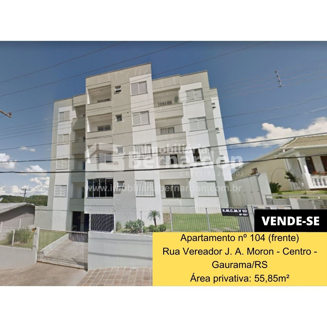 Imagem: Apartamento nº104 (frente) no Centro de Gaurama/RS